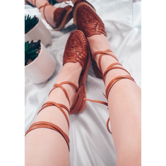 MARTITA LACE UP - CAMEL - Picture 3 of 3